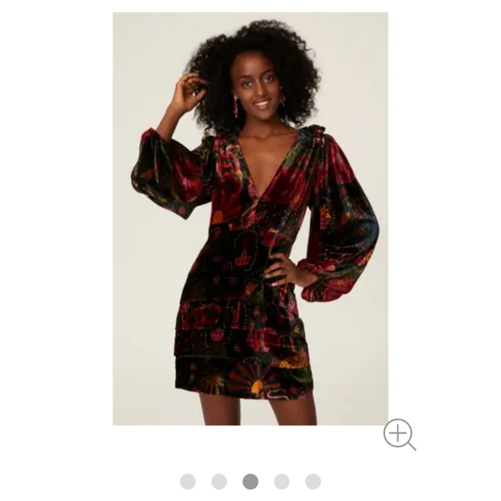 FARM Rio Crazy Velvet Dress